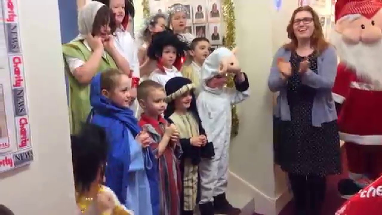 Santa visits Onthank Primary School
