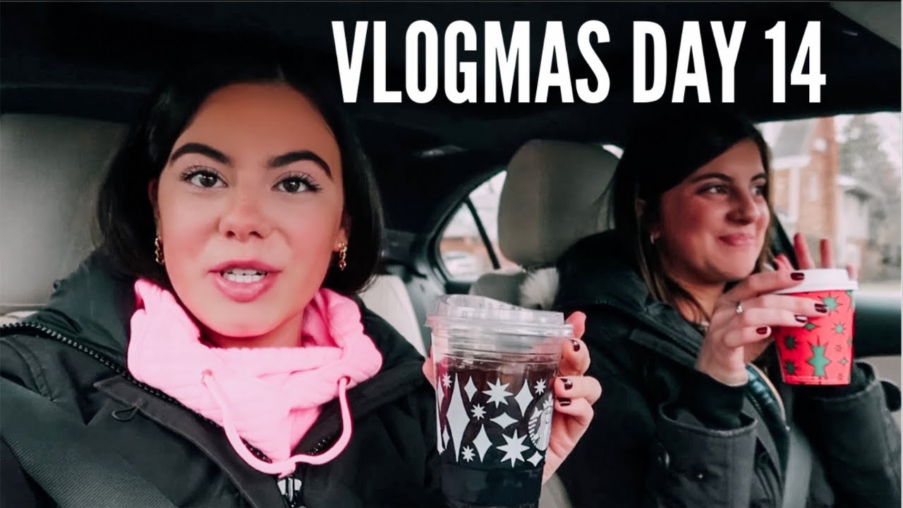 VLOGMAS DAY 14 | starbucks coffee run, delivering christmas gifts, & dinner with friends!
