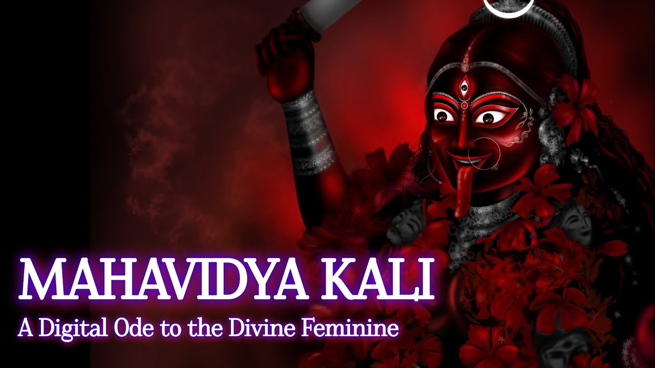 Night of the Dark Mother || Kali || Maa Kali digital art #kalipuja #maakali #kalimaadrawing