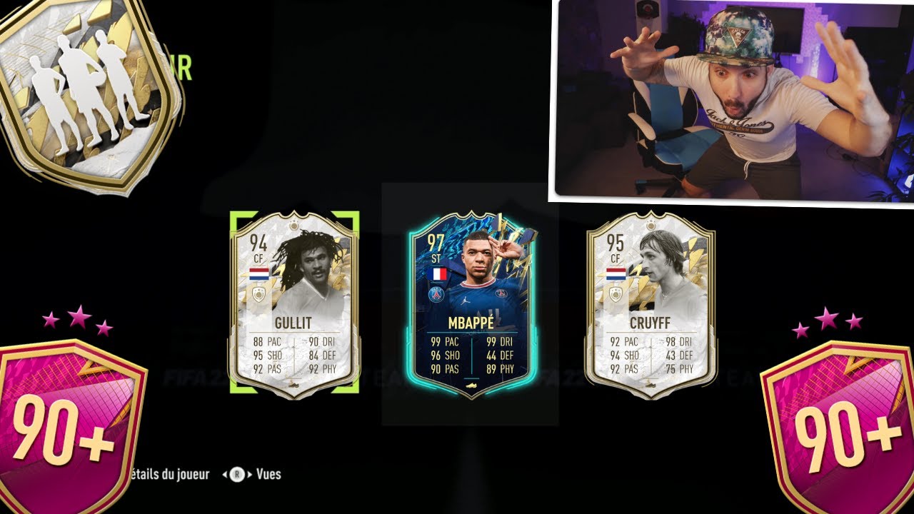 J'OUVRE X20 CHOIX ICONE MOMENTS 93+ & 90X7 ! FIFA 22