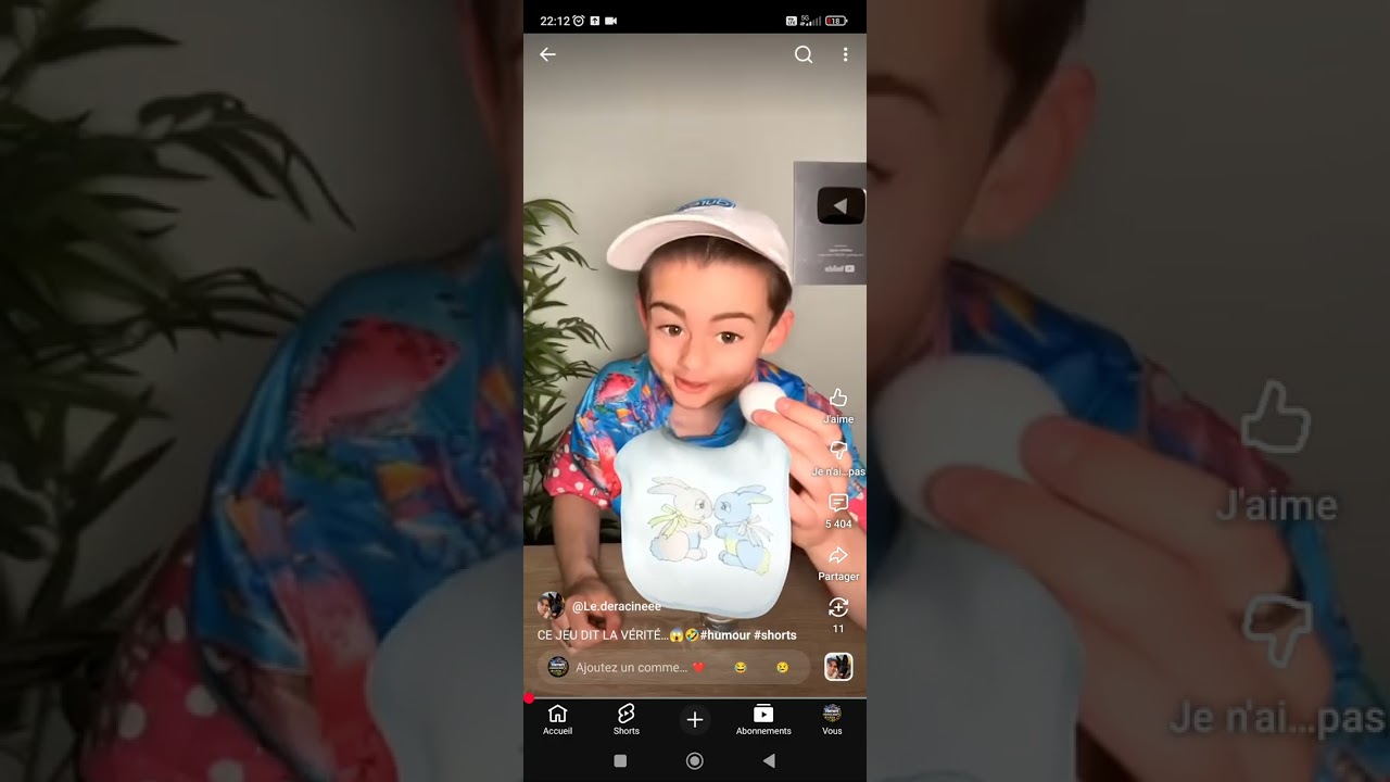 Je regarder des vidéos YouTube 
