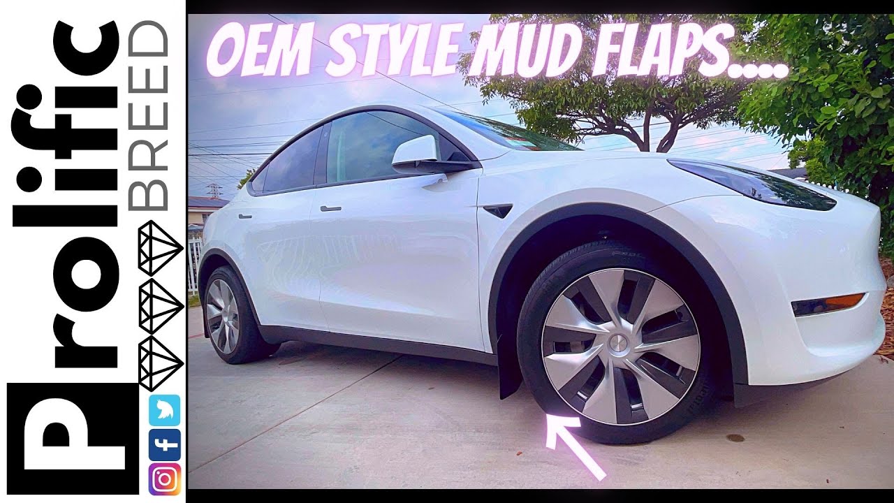 WHY YOU NEED MUD FLAPS FOR YOUR TESLA MODEL Y | HALO BLK MUD FLAPS