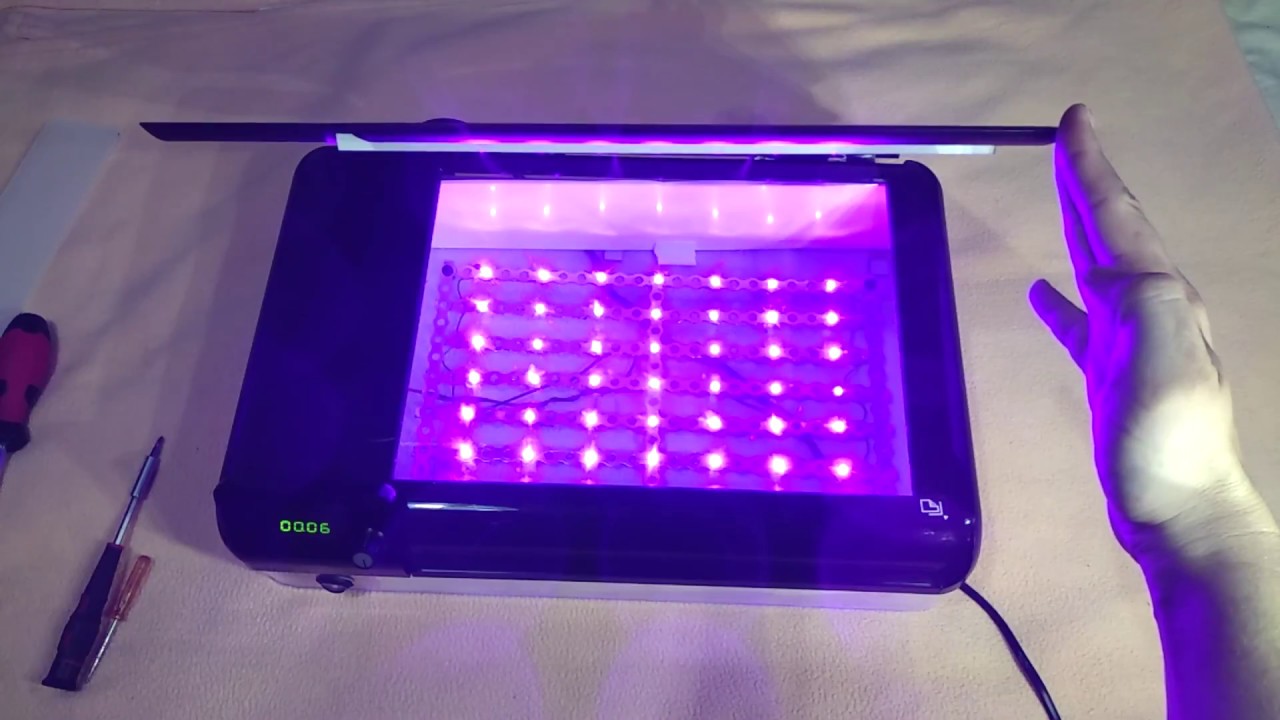 diy uv exposure box for pcb - arduino controlled