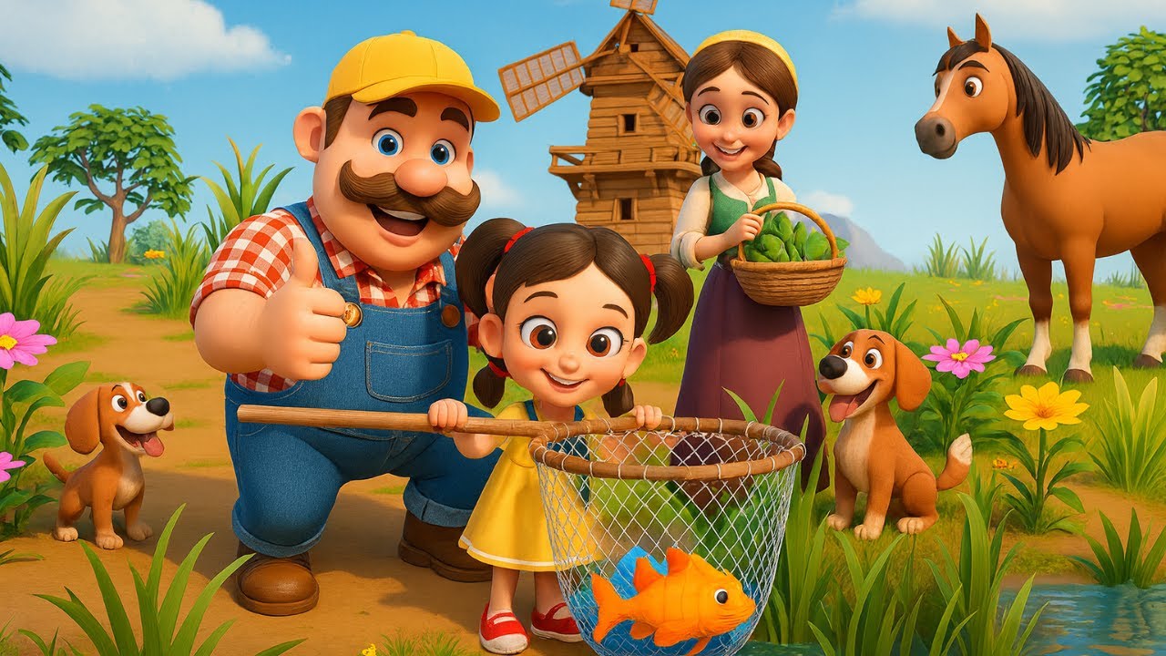 Old MacDonald Had a Farm | Animal Names and Kids Songs | Educational Nursery Rhymes