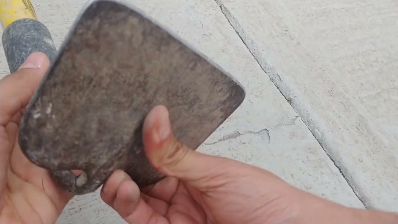Sacar filo hazadon con pulidora