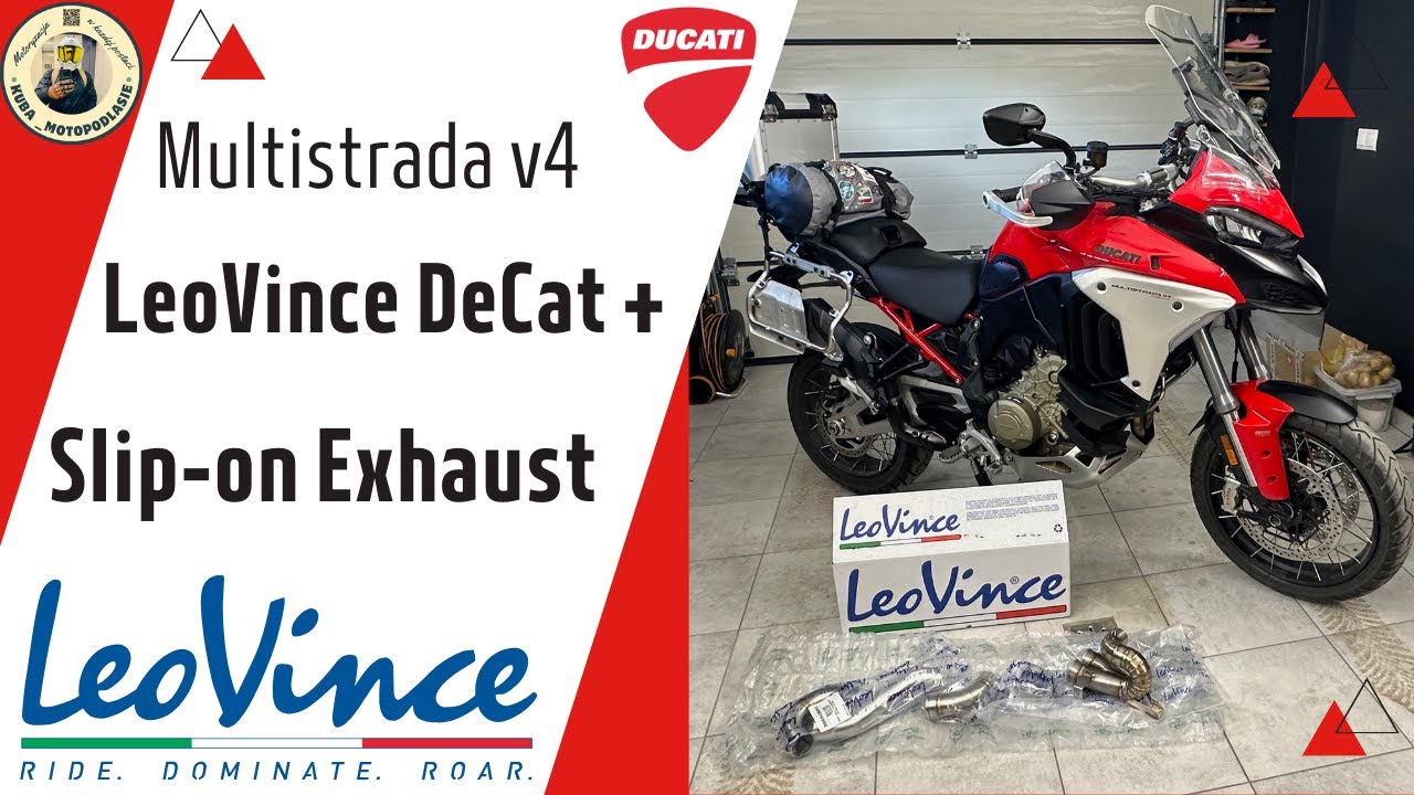 2024 Ducati Multistrada v4 Rally LeoVince + Slip-On  Exhaust [PL] [4K]