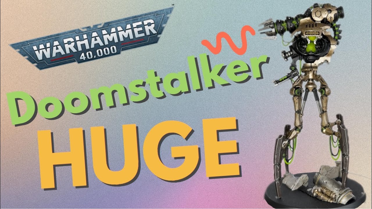 Painting a Doomstalker | GIANT Necron Warhammer 40k Minature Model | Combat Patrol 10th Ed