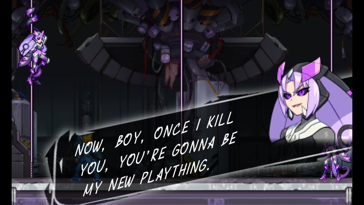 Azure Striker Gunvolt Boss Showcase: Elise (Stratocombs)
