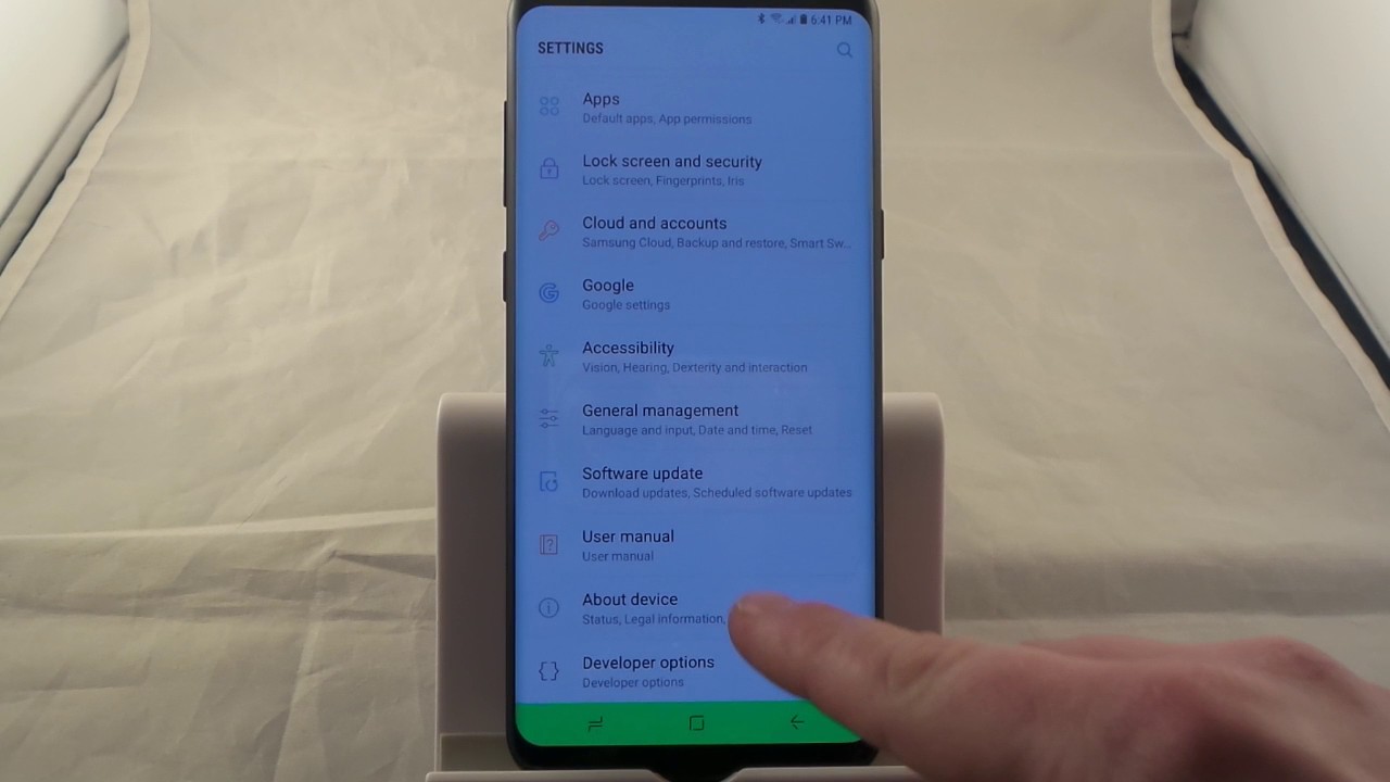 Unlock Developer Options | Galaxy S8/S8+
