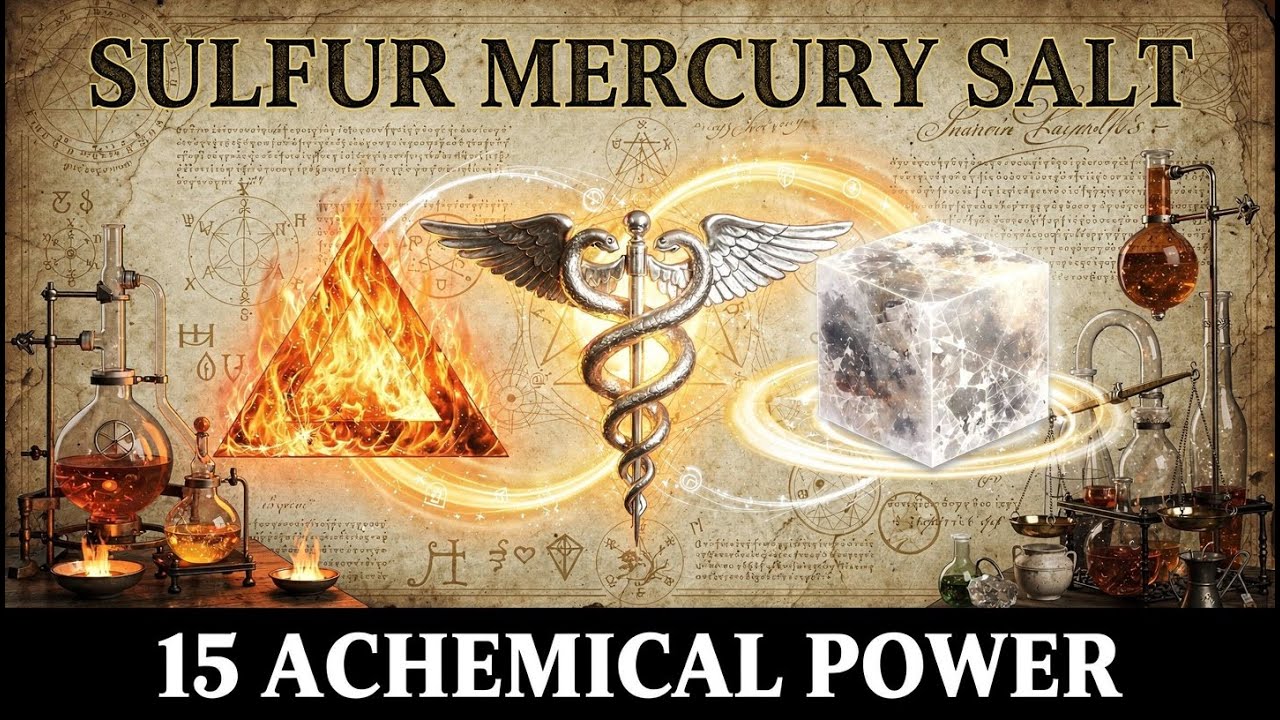 Comprendre l’Alchimie en 15 minutes: Soufre, Mercure, Sel et leurs pouvoirs