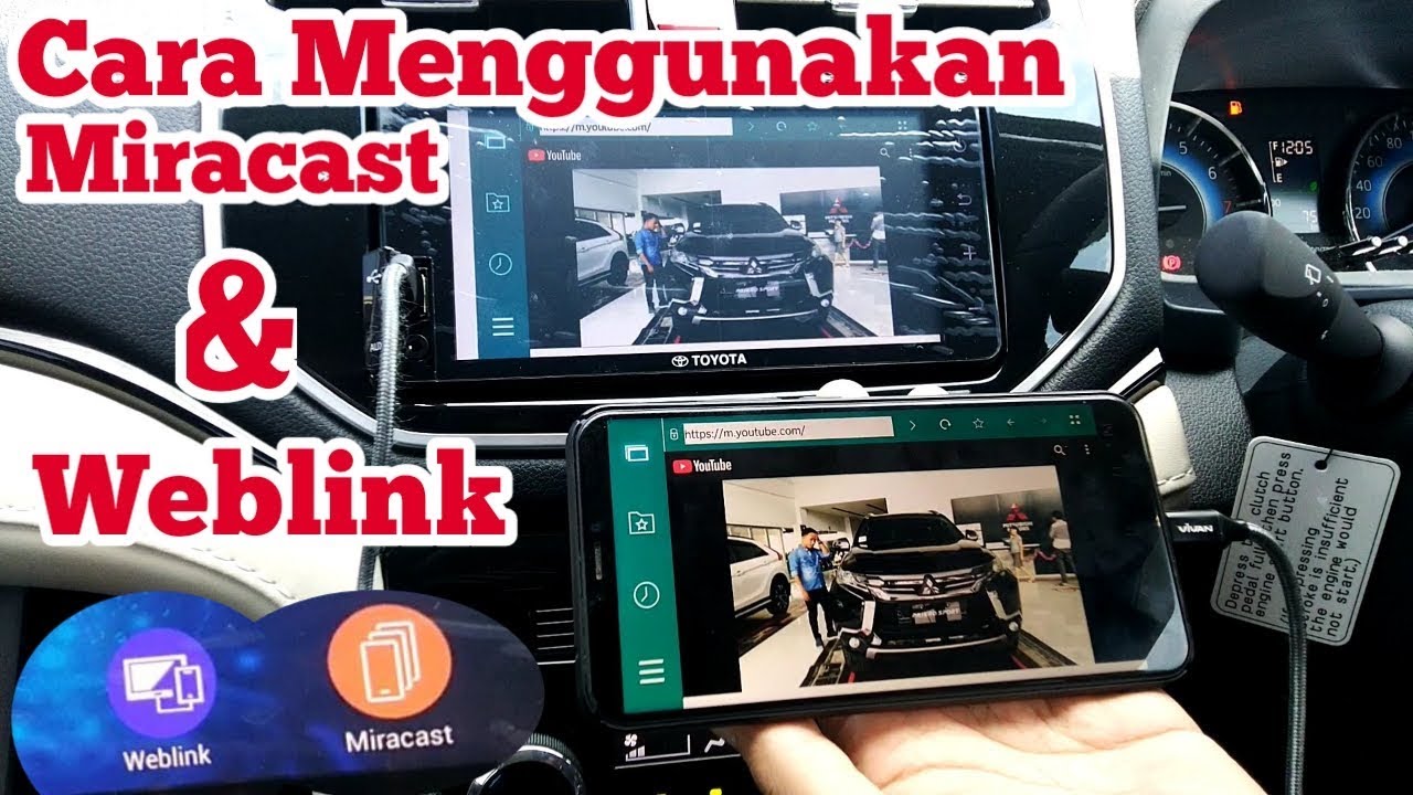 Cara Menggunakan Miracast dan Weblink