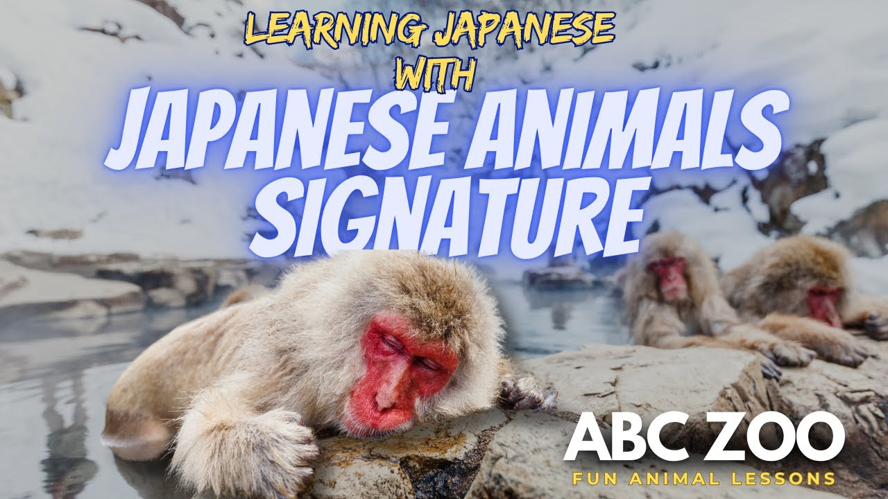 Japanese Animal Signatures: Learn Fun Facts & Vocabulary with ABC ZOO!