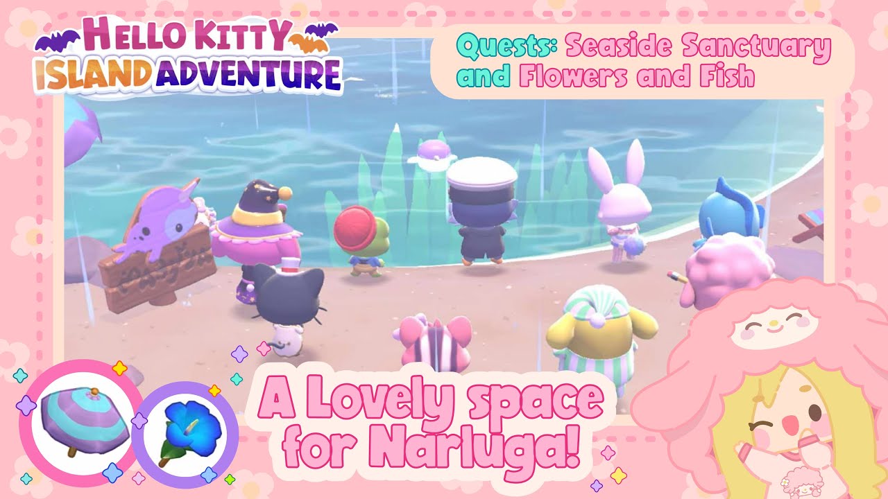 A Lovely space for Narluga! Hello Kitty Island Adventure  #hellokitty #sanrio