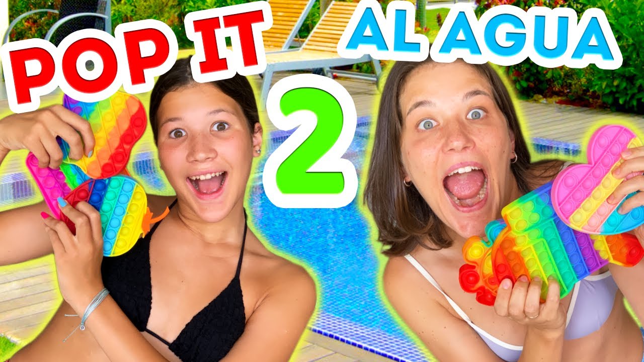 BUSCANDO POP IT 💦 EN LA PISCINA 2 | LOS MEJORES FIDGETS TOYS ❤️ Simple Dimple Popit | Yippee Family