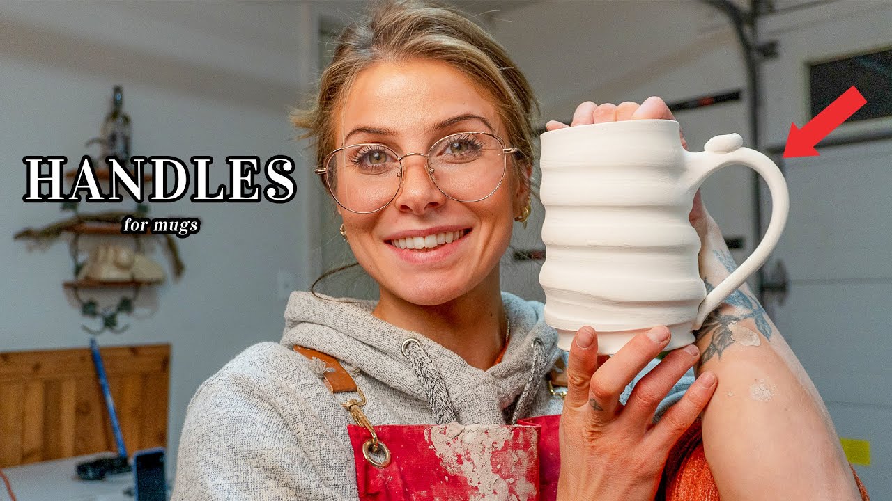 How to Pull A Handle Off a Mug! + Little Handle Tips | Pottery
