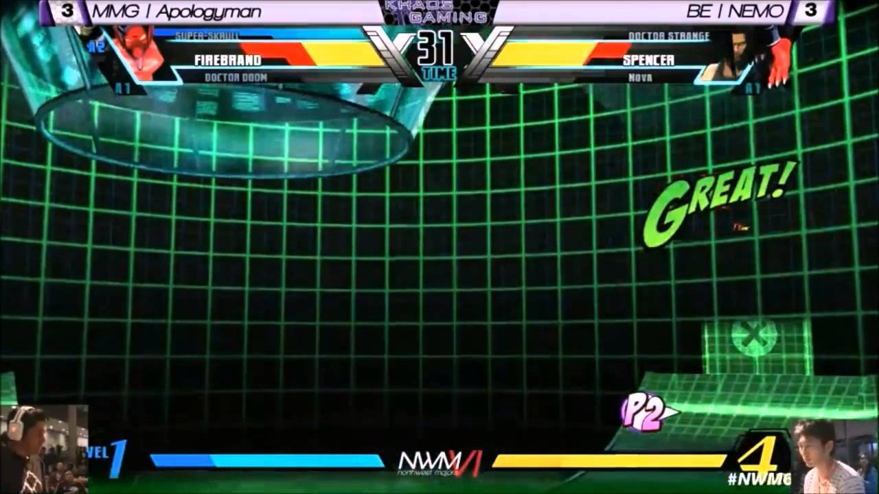 UMVC3 Apologyman vs Nemo  FT7 Money match Northwest Majors 6