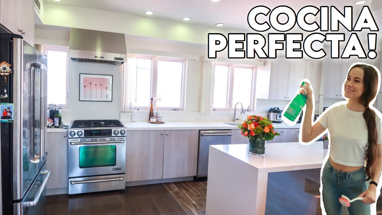 LIMPIEZA PROFUNDA DE COCINA: RUTINA SEMANAL PARA UNA COCINA IMPECABLE | ASEO | ALEJANDRA C MALDONADO