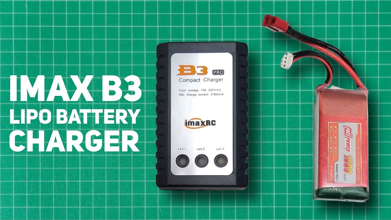 How to Charge 3s LiPo Battery | imaxRC B3 PRO Compact Charger