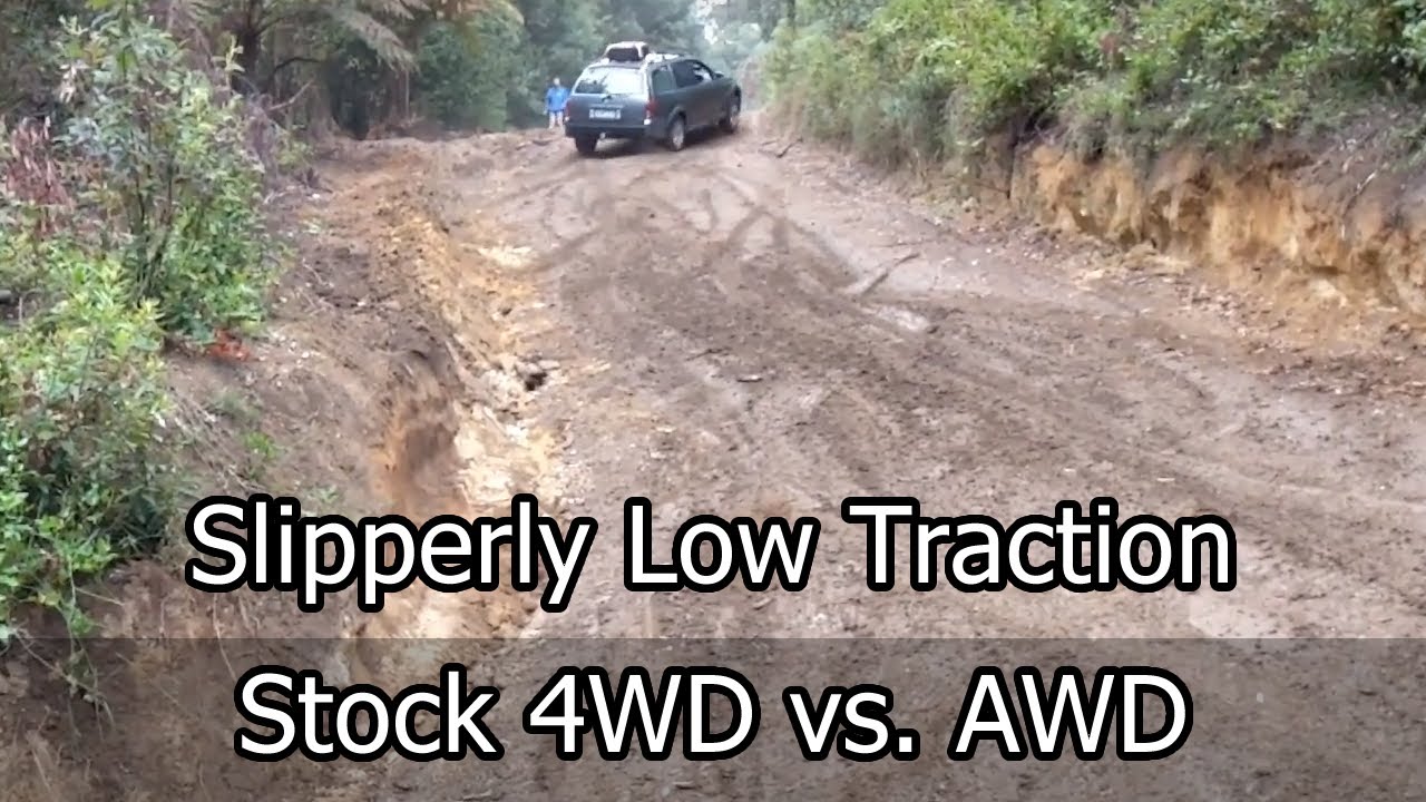 DRIVING AWD off road in slippery conditions noojee