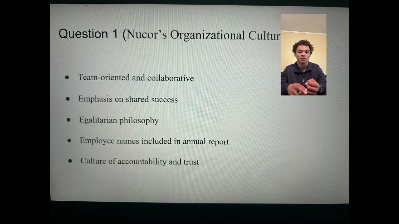 Case study Nucor - Bradley Russ