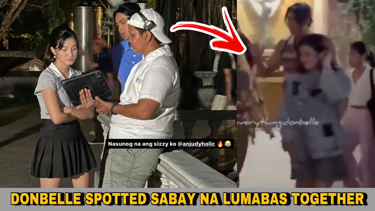 Donbelle spotted MAGKASAMA palabas sa SET, ang bait ni Belle | donbelle update