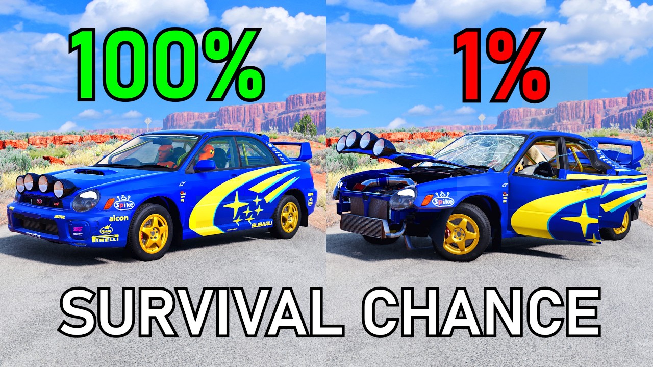 Best of Realistic Survival Chance Crashes #14 | BeamNG.drive