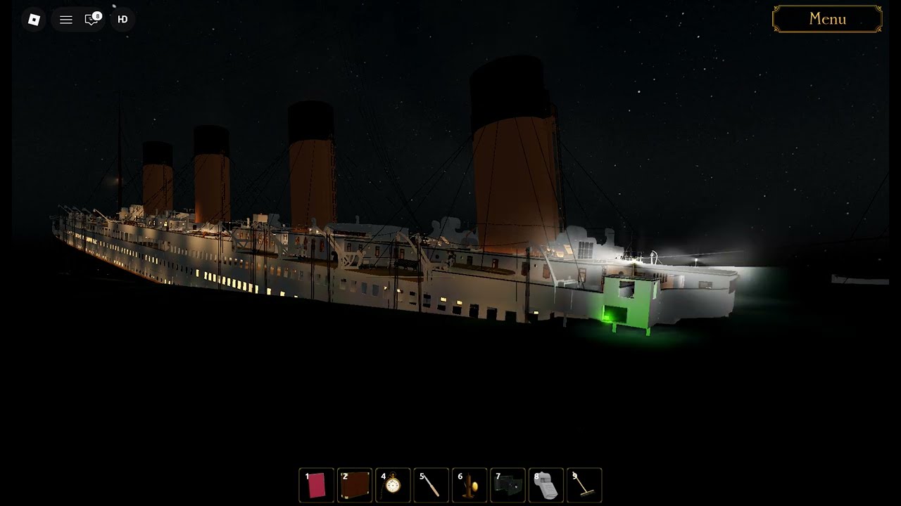Titanic SOS: Final Plunge 7 - Collapsible View ( 1997 Movie Sinking )