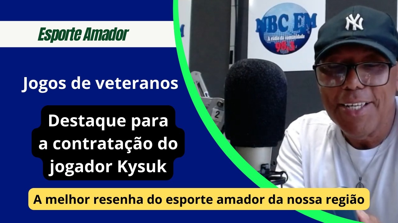 Programa Agenda Esportiva  05/03/26 - Jogos de Veteranos da Região Sul para o fim de semana