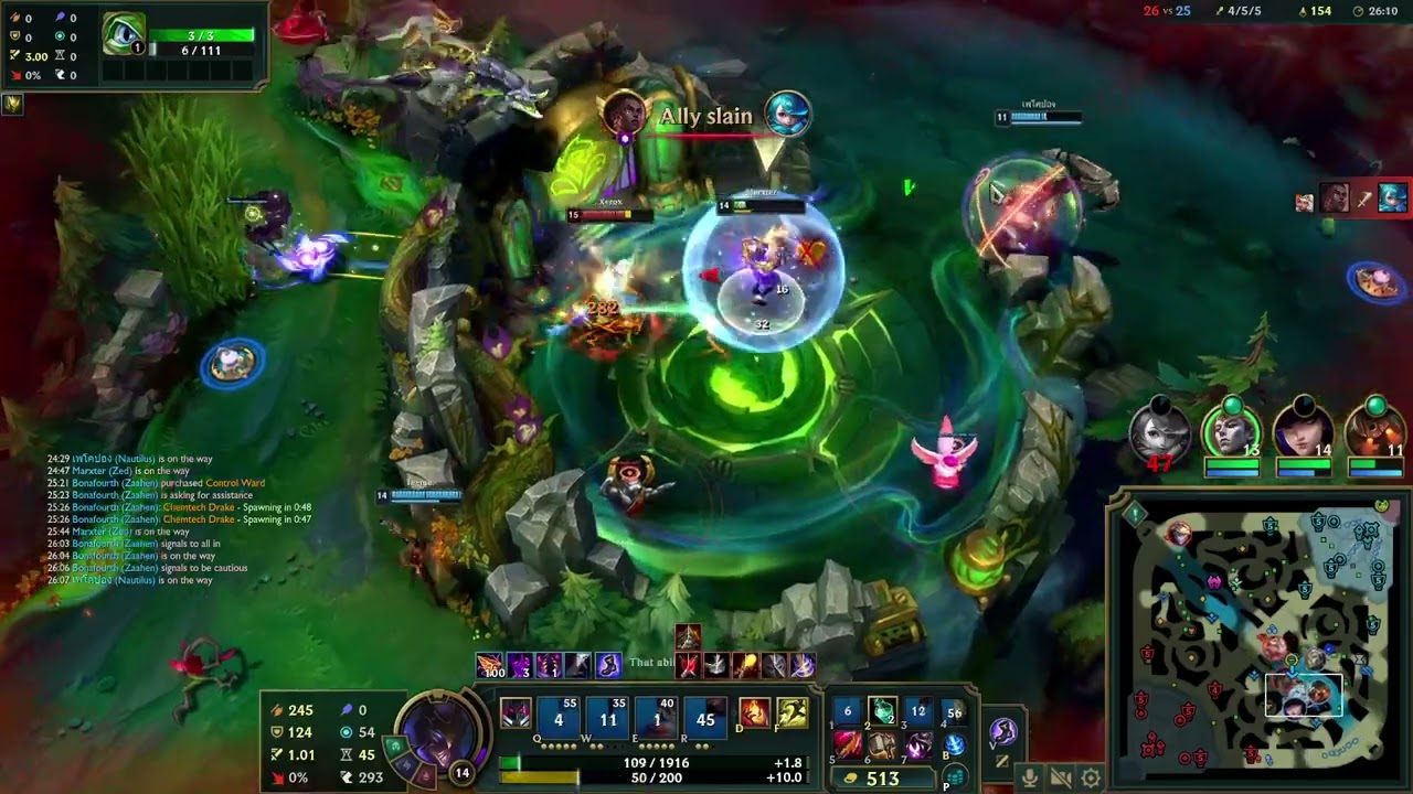Highlight - League of Legends - Zed - 11/5/9 - 5v5 Ranked Solo - Win - 2:56pm
