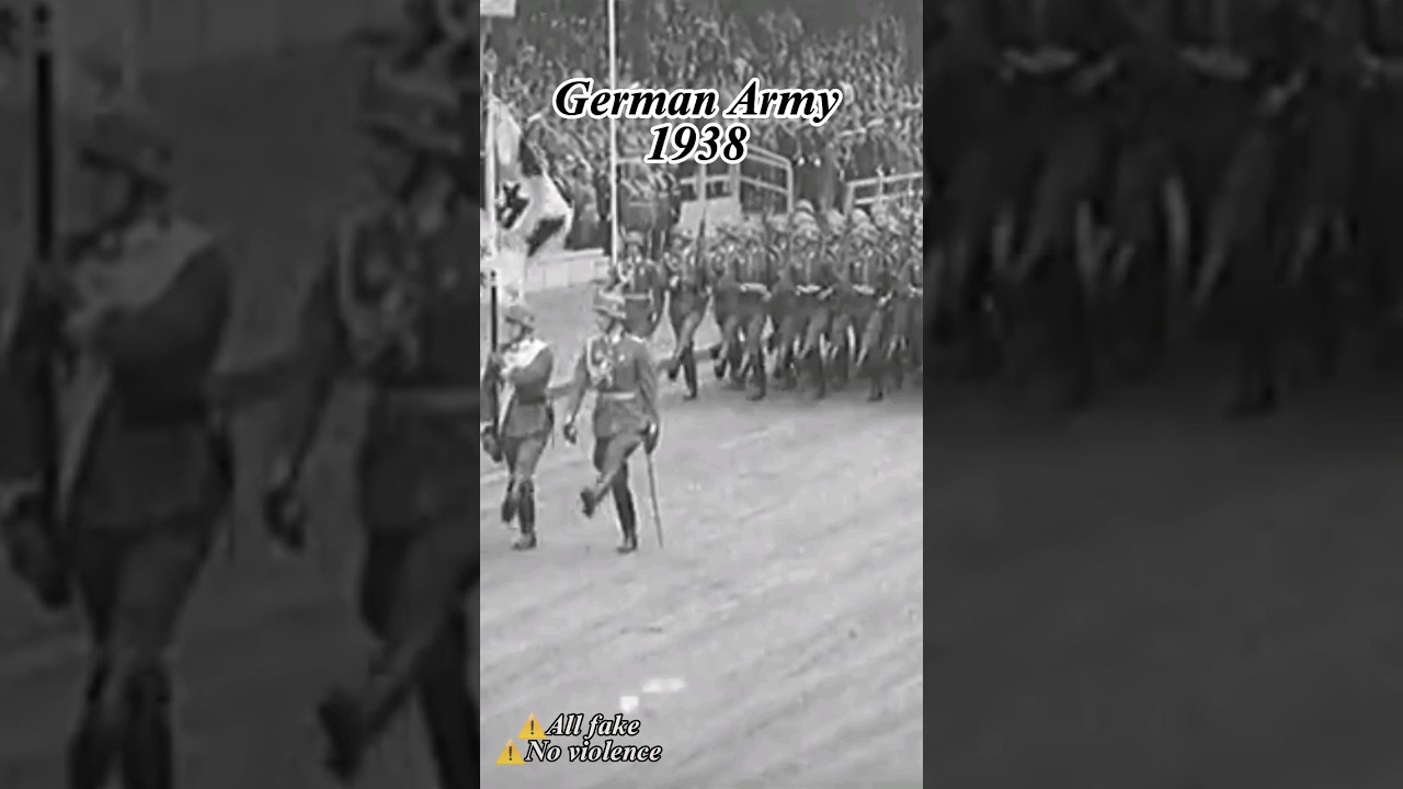 German Army 2023 vs 1938 #onlyeducation #army #parade #noviolence