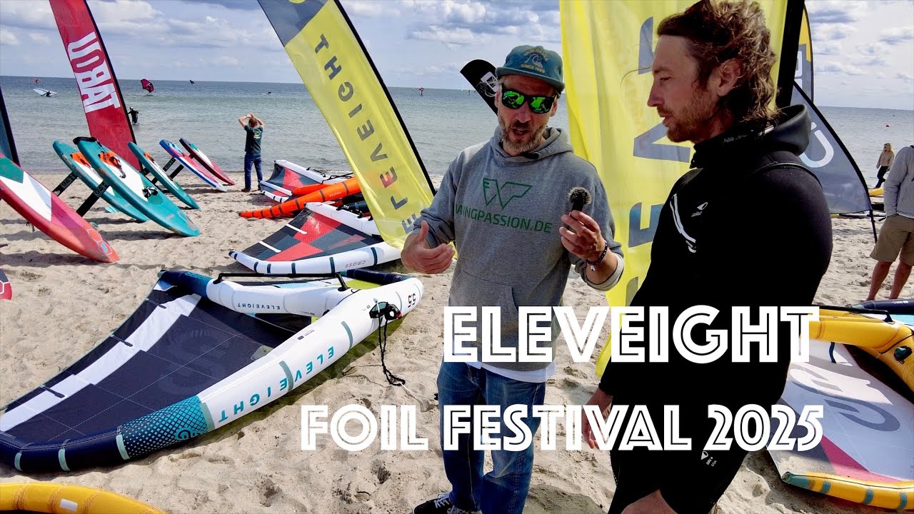 Eleveight WFS Wing und Eleveight Evolve Board - Foil Festival 2025