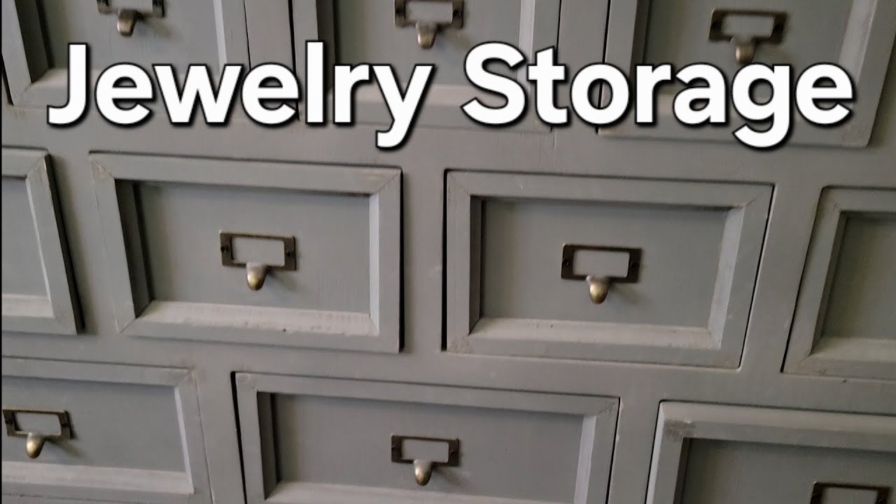 Crafter's jewelry storage ideas
