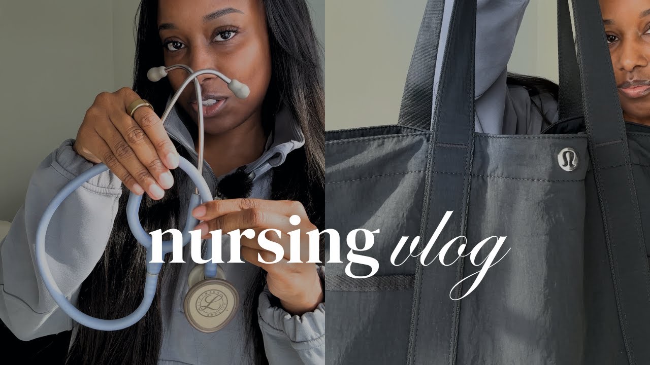 nursing vlog: things i wish i knew as a nursing student + what's in my nursing bag