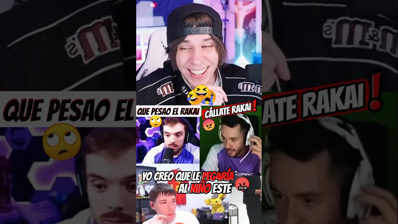 Rubius se descojona con las reacciones de Ibai, grefg y folagor sobre rakai 😆