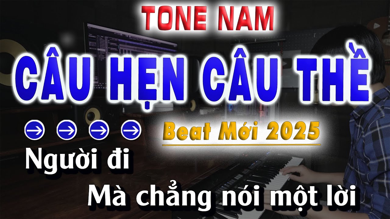 Karaoke Câu Hẹn Câu Thề Tone Nam - Beat Mới | Song Nhien Karaoke