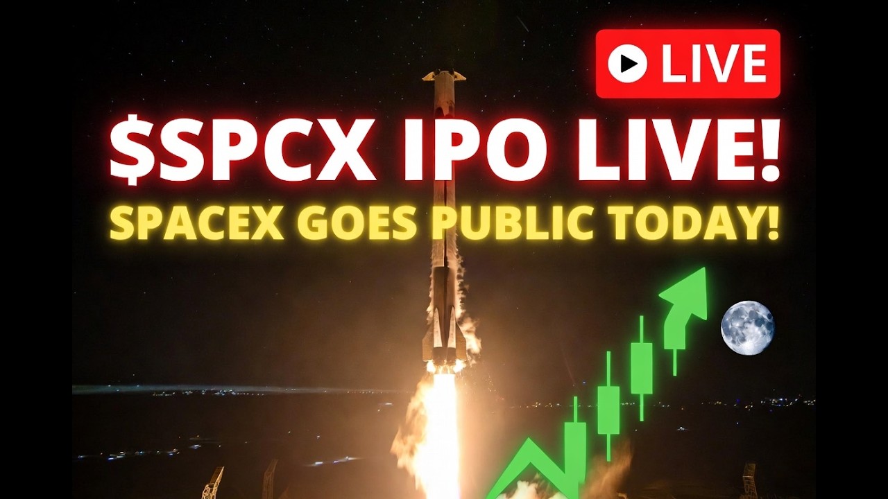 Live Trading Historic SpaceX IPO Launch! SPCX