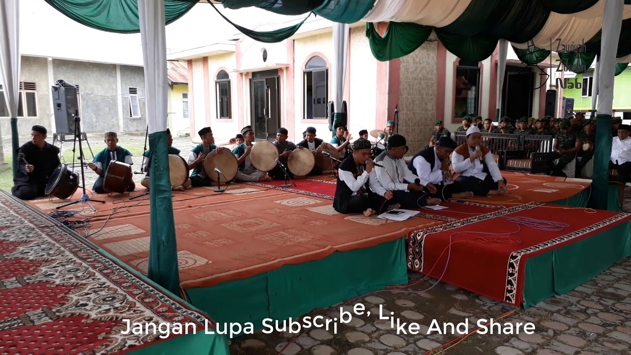Tabuhan Rapa'i Sholawat Zawiyah Nurun Nabi Dan Zawiyah Zikrun Nabi