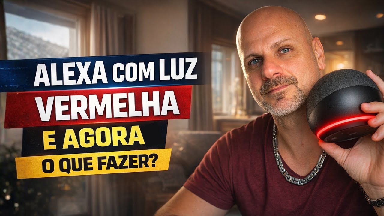 Alexa só com luz VERMELHA ou AZUL - SOLUÇÃO