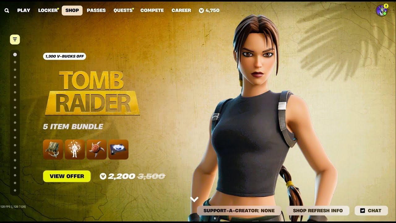 NEW TOMB RAIDER LARA CROFT BEST Skin BREAKS Fortnite With Insane Features!