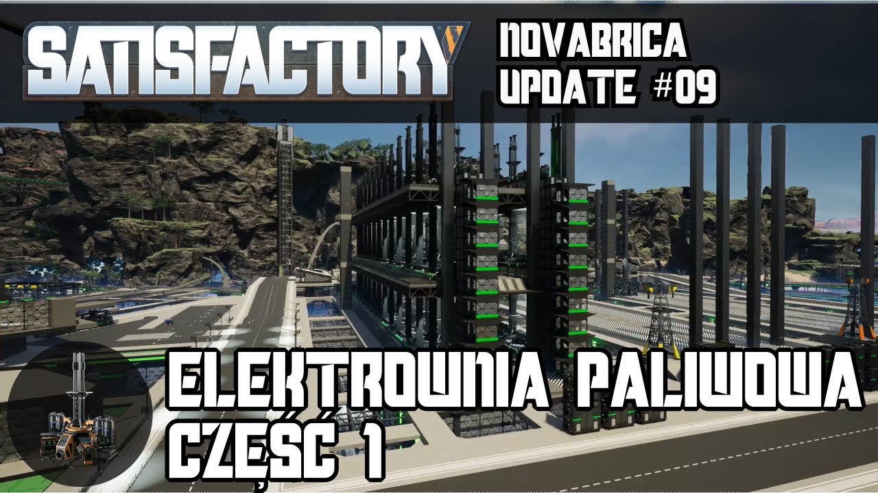 Elektrownia paliwowa cz. 1 - Satisfactory gameplay PL | Novabrica update #9
