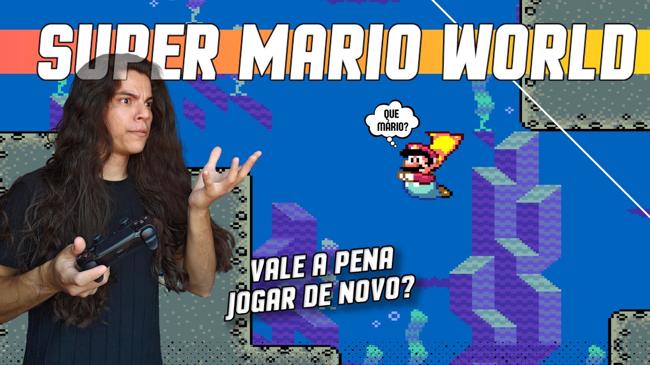 SUPER MARIO WORLD - Testando um Mod com WIDESCREEN path