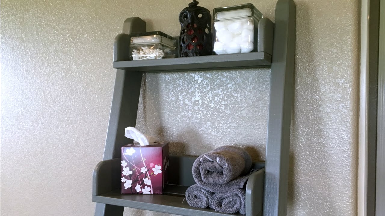 How to Build a Leaning Wall Shelf