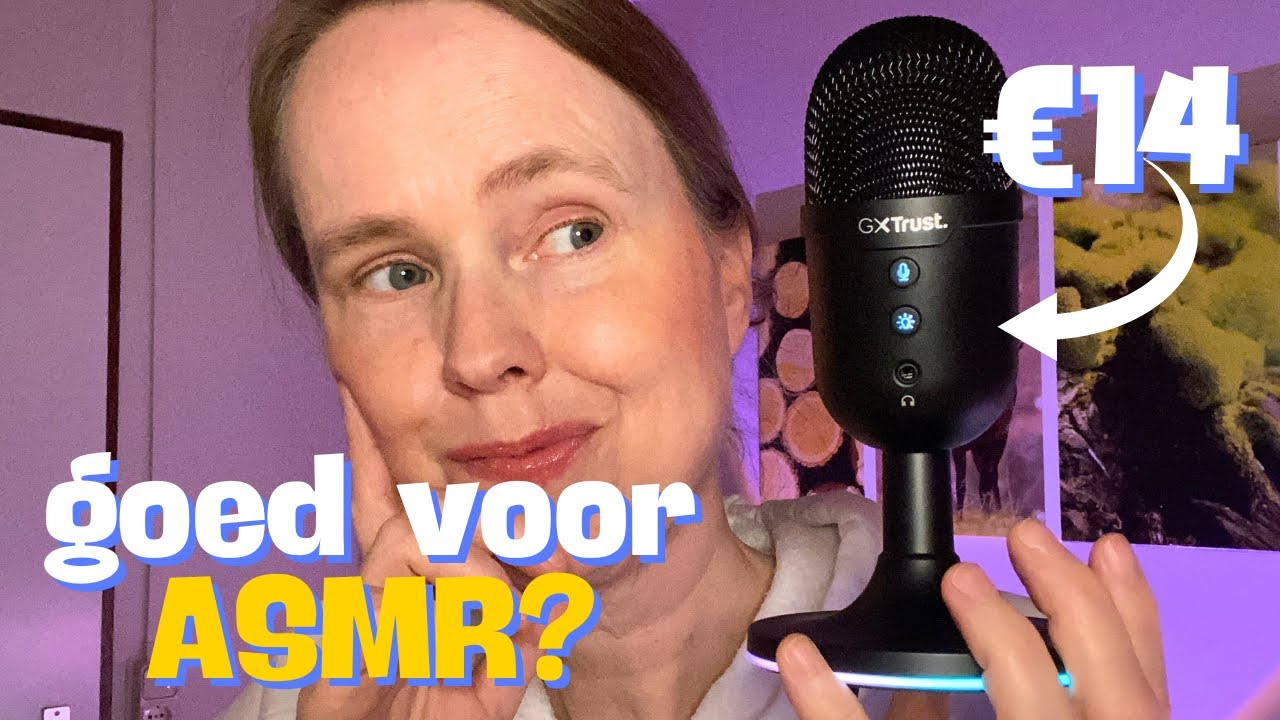 Nieuwe ASMR Microfoon Testen🎙️🎧 Werkt Deze €14 Microfoon Voor ASMR?