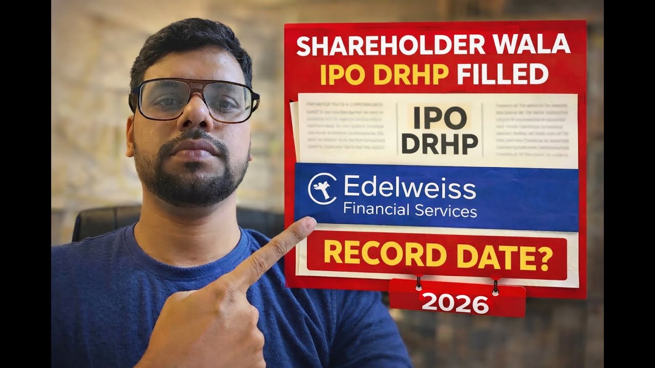 SHAREHOLDER WALA IPO DRHP FILED Edelweiss Financial Services RECORD DATE ?