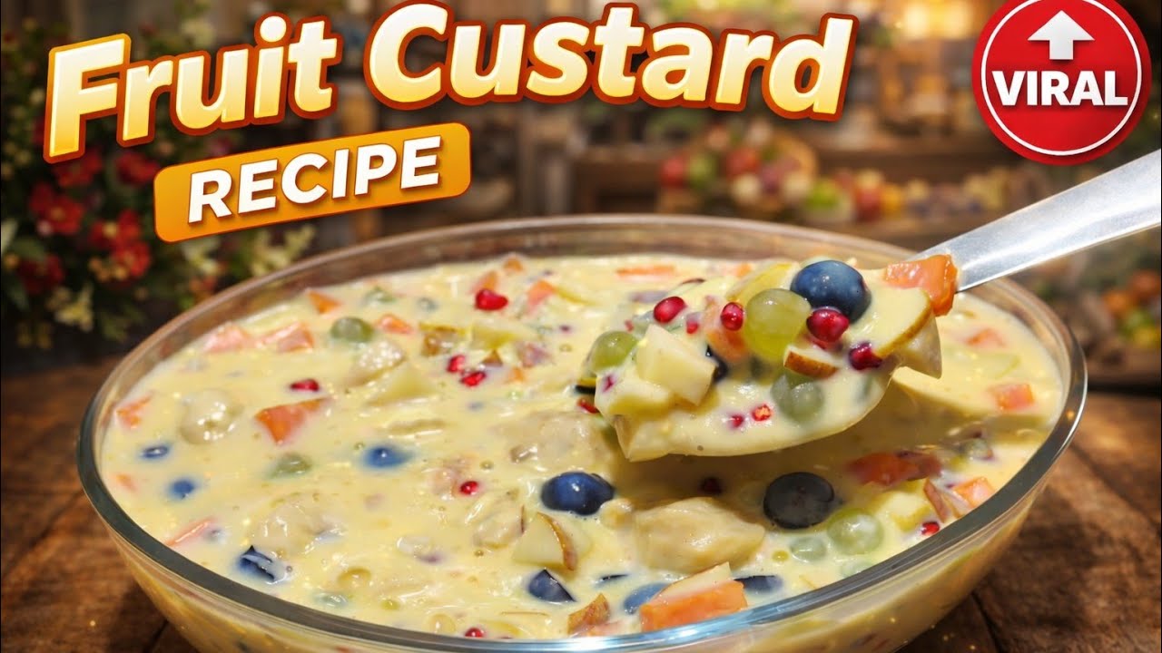 Fruit Custard Recipe।Nikki Kitchen Recipe।