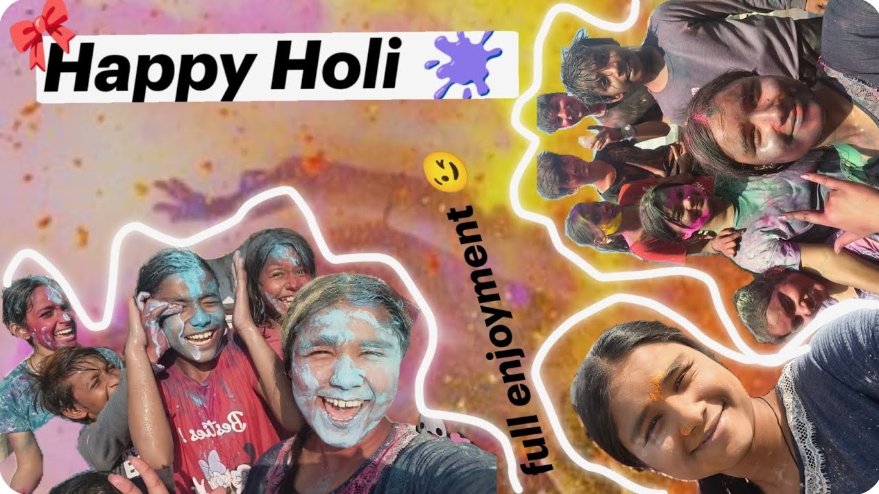 Best holii gai haii 🫟😉 full enjoyment 😂😁#holi 