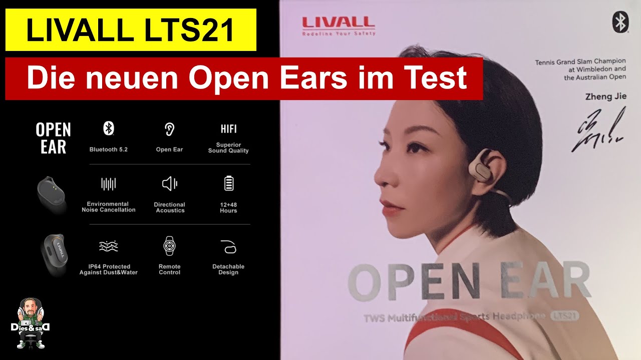 LIVALL  LTS21 -  Die ersten detachable TWS Open Ear Kopfhörer im ausführlichen Test