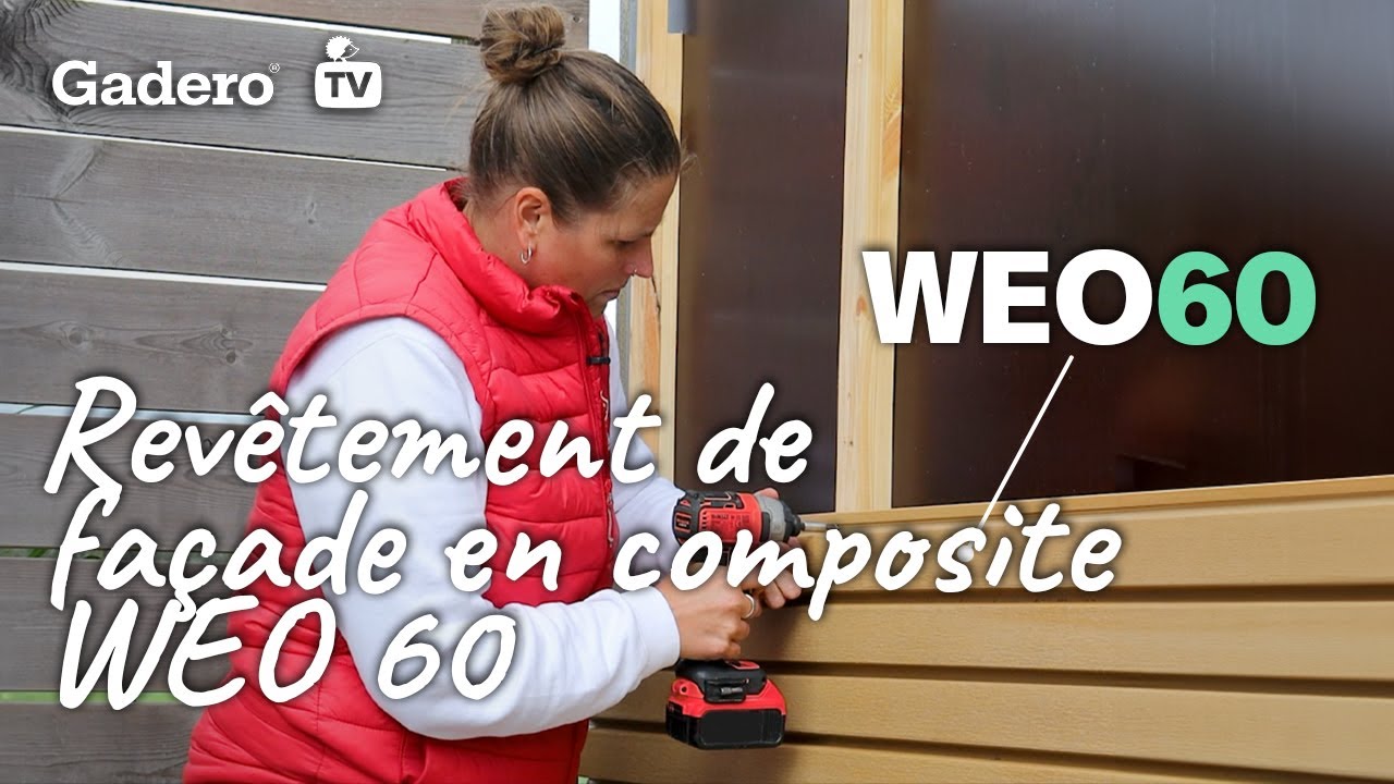 Revêtement de façade en composite WEO 60