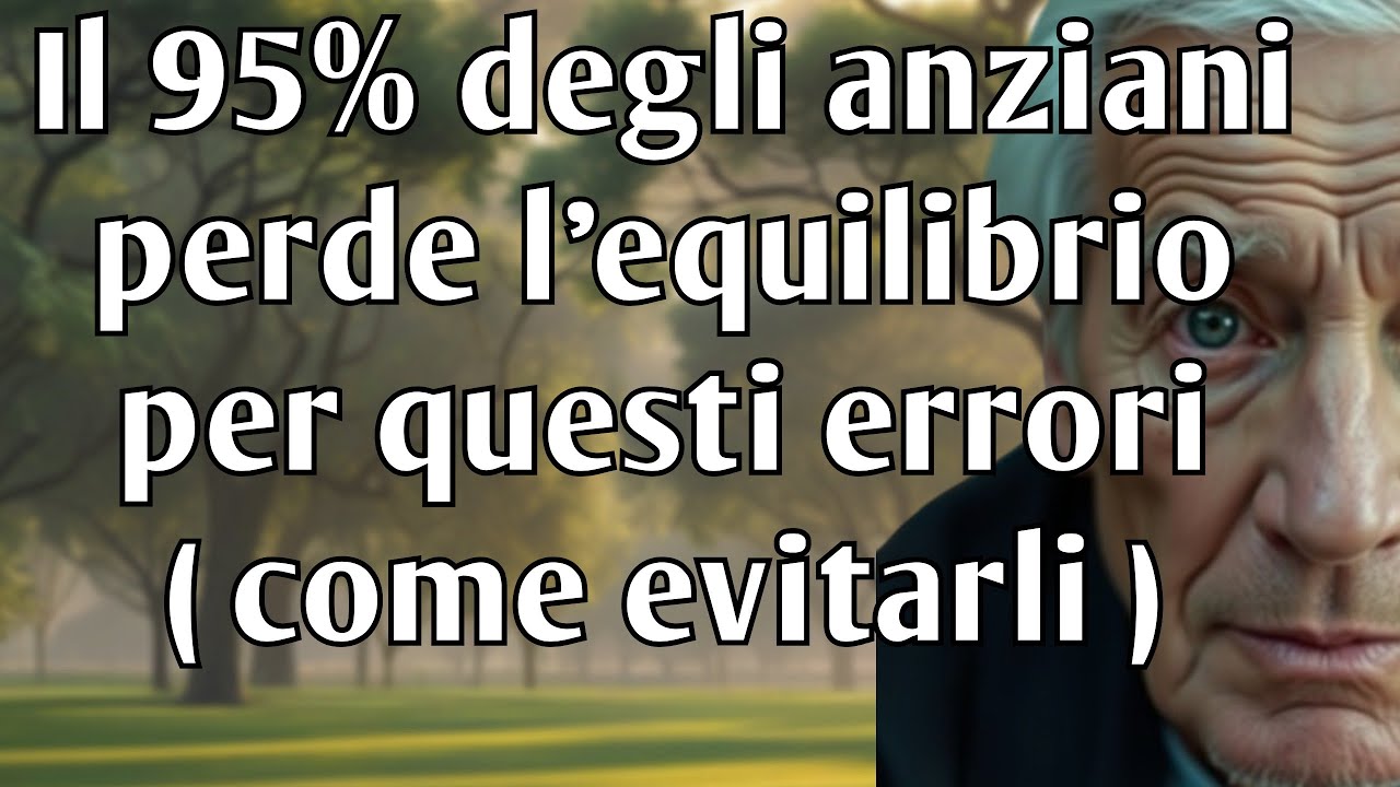 Il 95% degli anziani perde l'equilibrio per questi 5 errori che puoi evitare #salute #equilibrio