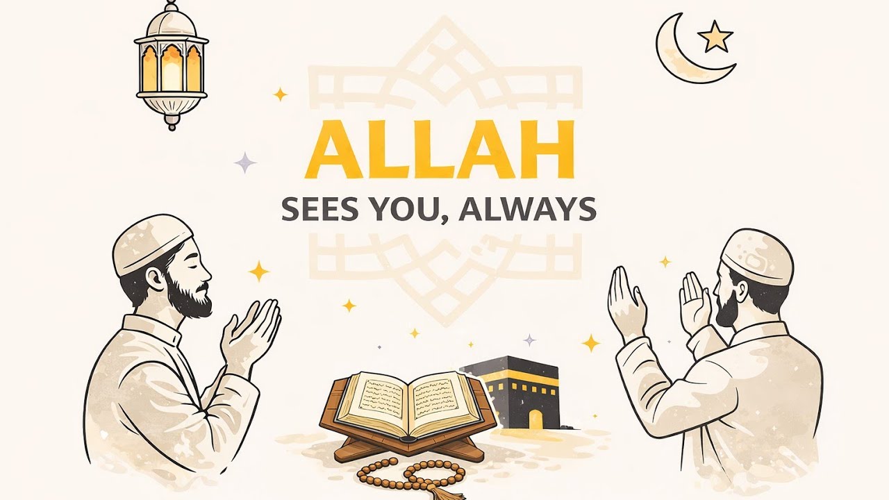 Allah sees you, always || Servant of Ar-Rahman
